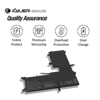 K KYUER 42Wh B31N1705 Baterie pro notebook Asus VivoBook Flip 14 TP410 TP410U TP410UA TP410UF TP410UR TP410UAR ZenBook UX460UA Q